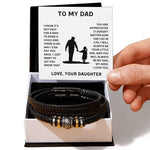 To My Dad-You Are My Hero-Love You Forever Bracelet - luxoz