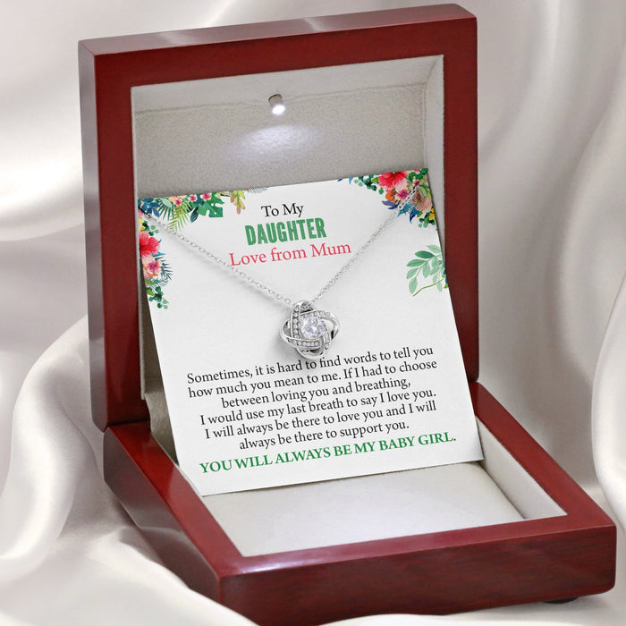 Mother Daughter Necklace Australia-Loveknot Necklace
