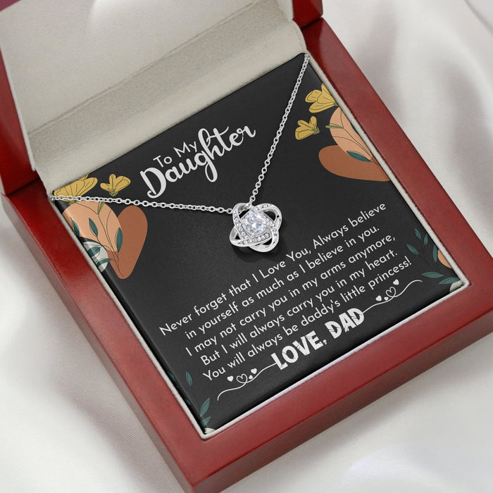 Loveknot Necklace- Father Daughter Necklace