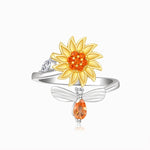 Fidget Ring | Sunflower Ring | luxoz