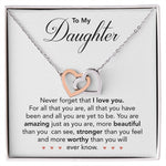necklace for daughter from parents