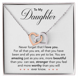 necklace for daughter from parents