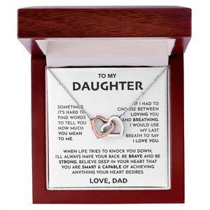 Meaningful personalised necklace for daughter