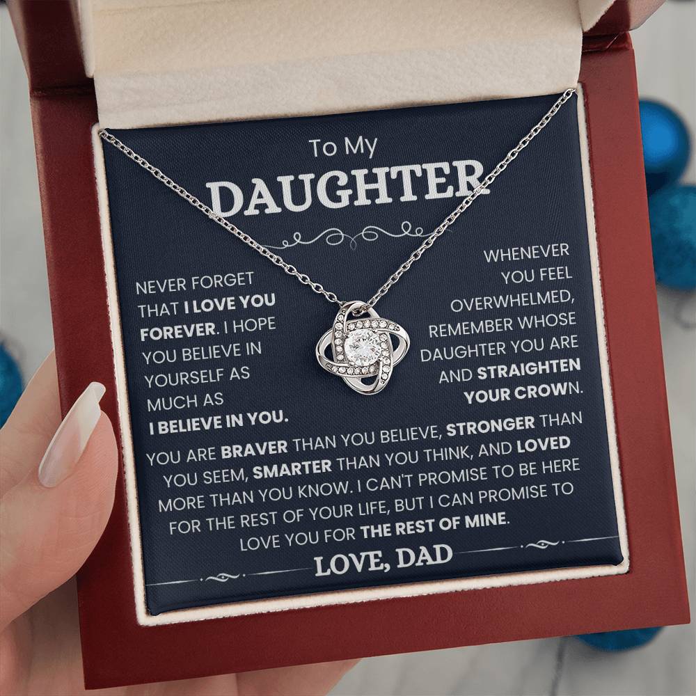 Father Daughter Necklace | Daughter Necklace from Dad | luxoz