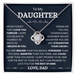 Father Daughter Necklace | Daughter Necklace from Dad | luxoz
