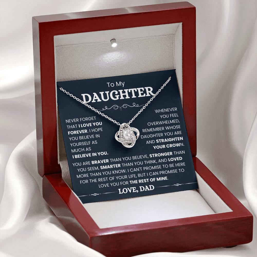 Father Daughter Necklace | Daughter Necklace from Dad | luxoz