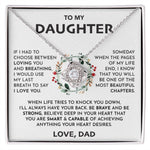 to my daughter necklace