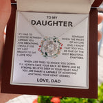 necklace with message card