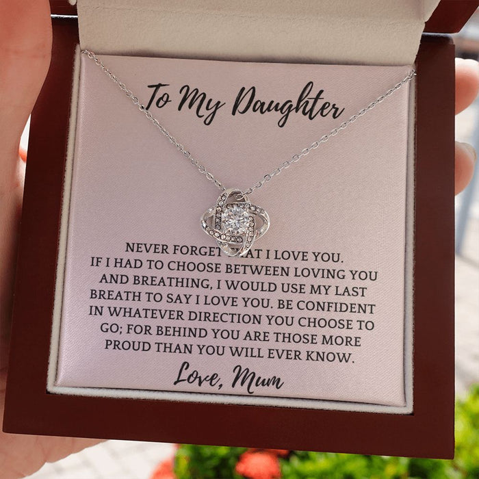 Mother Daughter Jewellery Australia-Loveknot Necklace