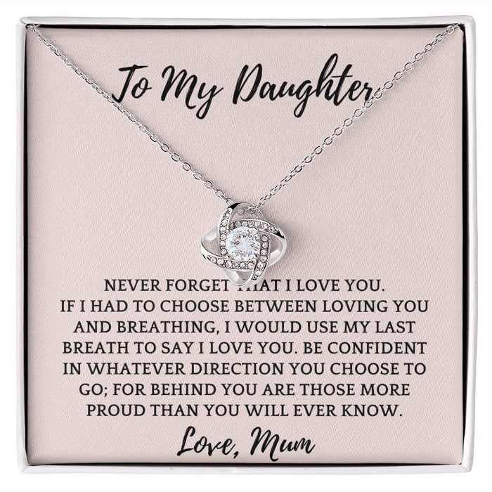 Mother Daughter Jewellery Australia-Loveknot Necklace