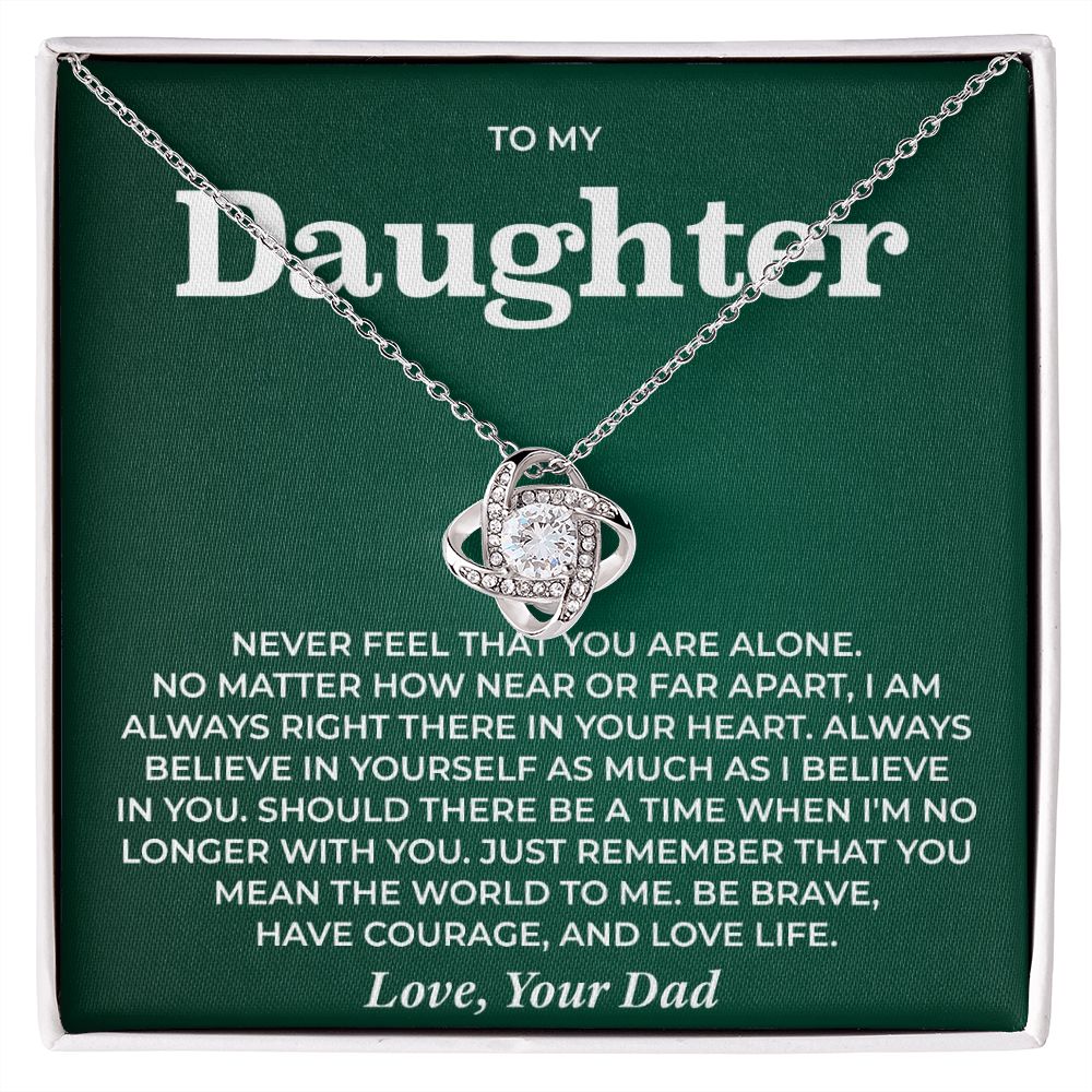 dad daughter necklace