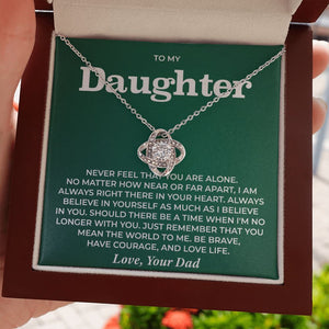 father daughter necklace