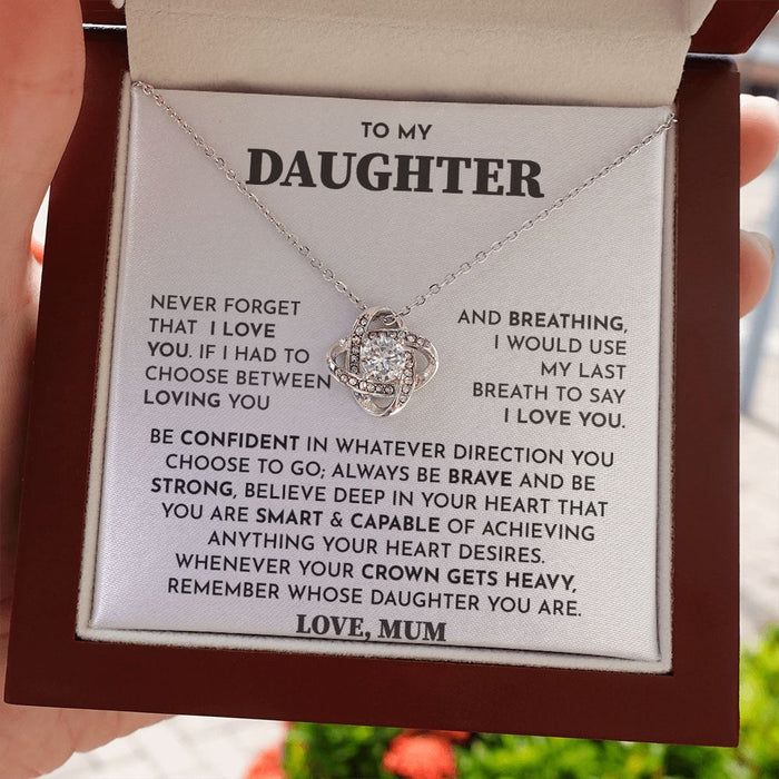 To My Daughter- Lovenot Necklace For Daughter