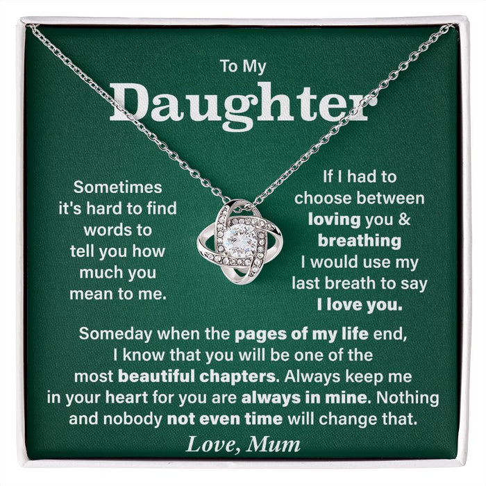 Mother Daughter Jewellery Australia-Loveknot Necklace