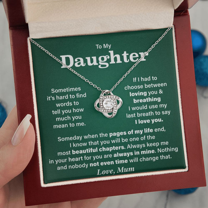 Mother Daughter Jewellery Australia-Loveknot Necklace