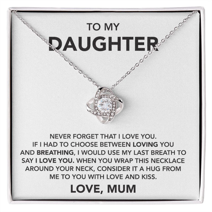 Mother Daughter Gifts Australia- Loveknot Necklace