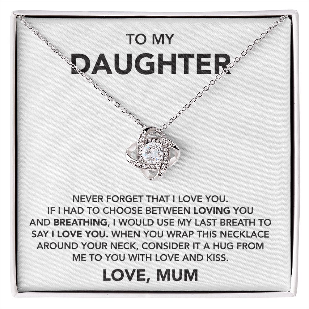 Mother Daughter Gifts Australia- Loveknot Necklace – luxoz