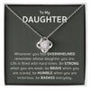 to my daughter necklace