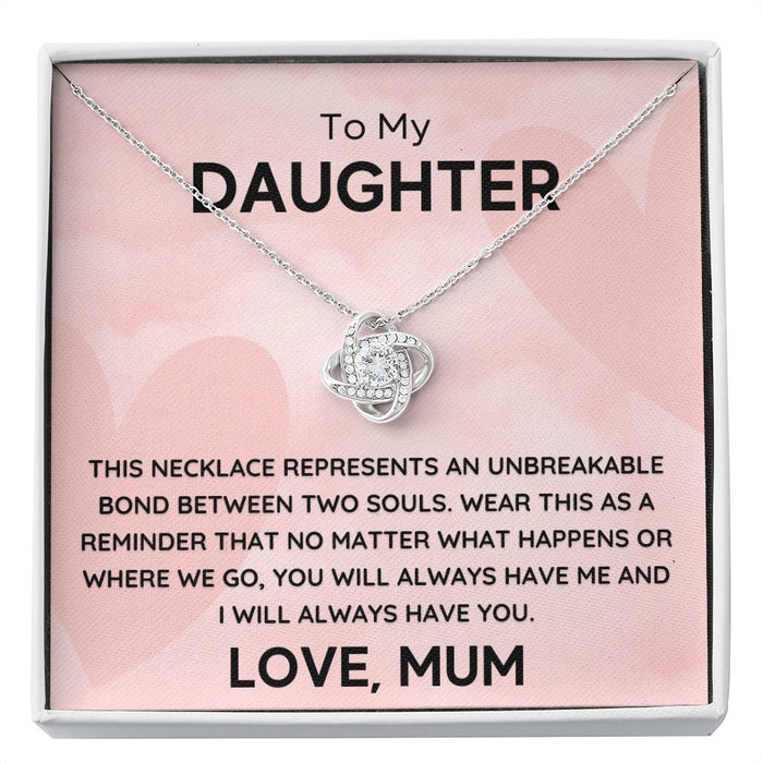 Mother Daughter Jewellery Australia-Loveknot Necklace