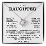 dad daughter necklace