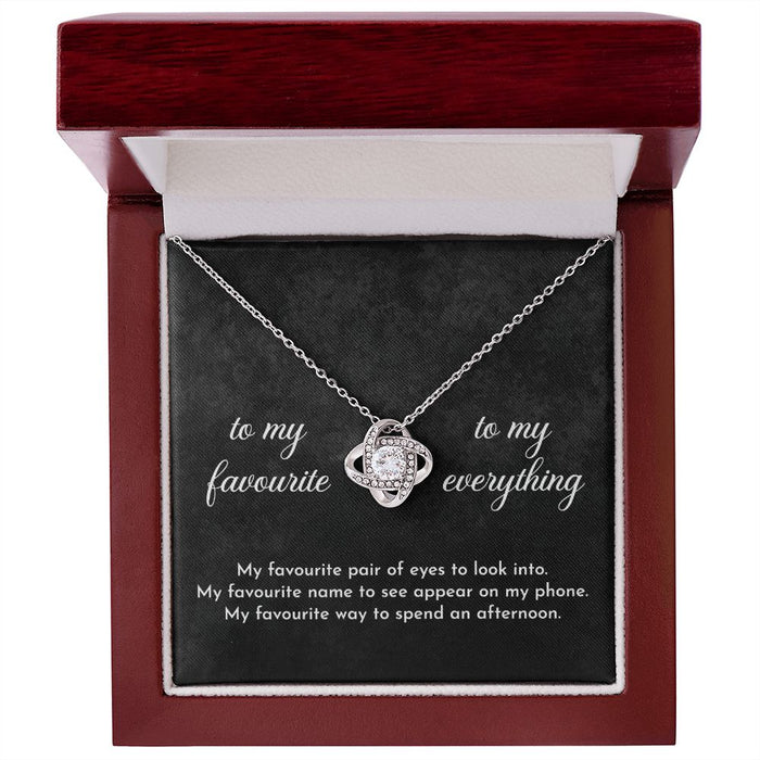 To My Everything Necklace- Jewellery For Girlfriend