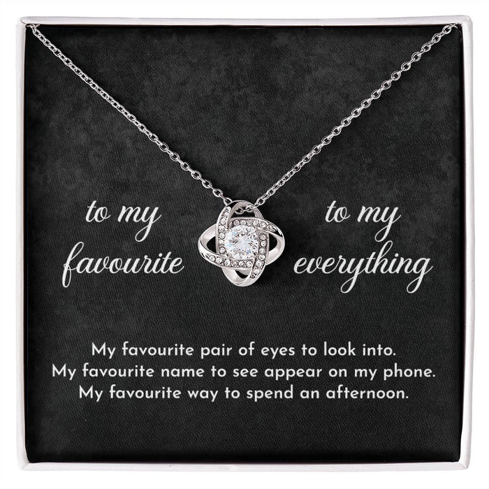 To My Everything Necklace- Jewellery For Girlfriend