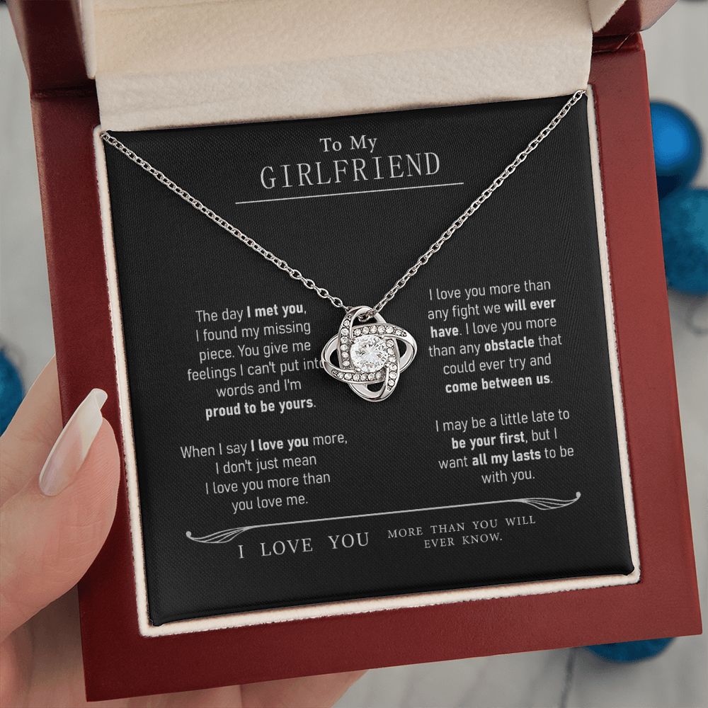 To My Girlfriend Necklace Gift – Meaningful AU – luxoz