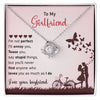 To My Girlfriend- Loveknot Necklace- I'm Not Perfect - luxoz