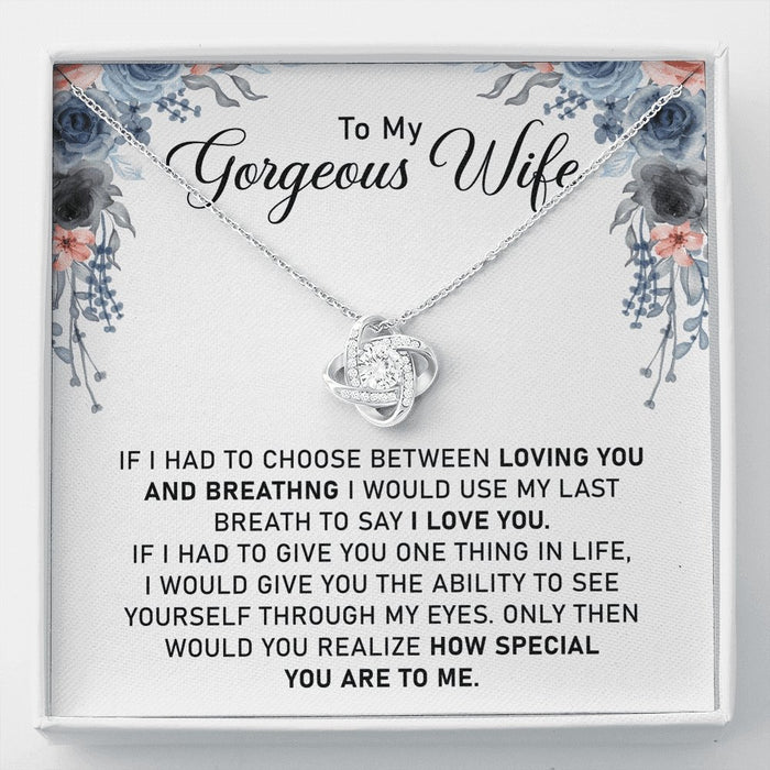 To My Wife Necklace- Jewellery Gifts For Her