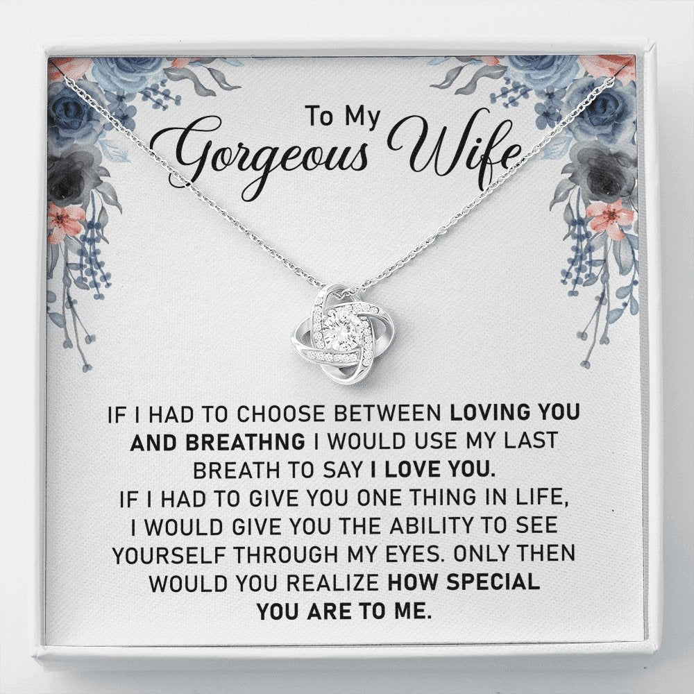 to my wife necklace