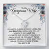 to my wife necklace