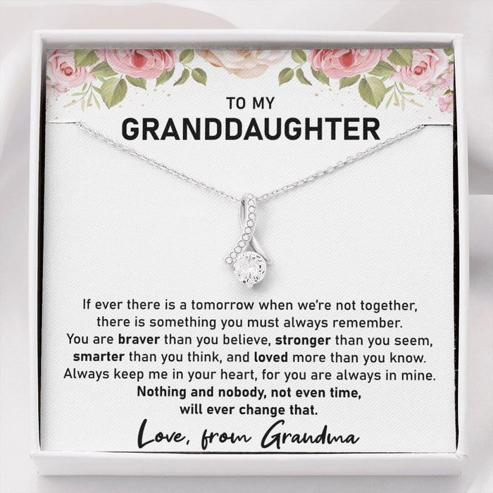 To My Granddaughter Necklace-Jewellery Gifts Form Grandma