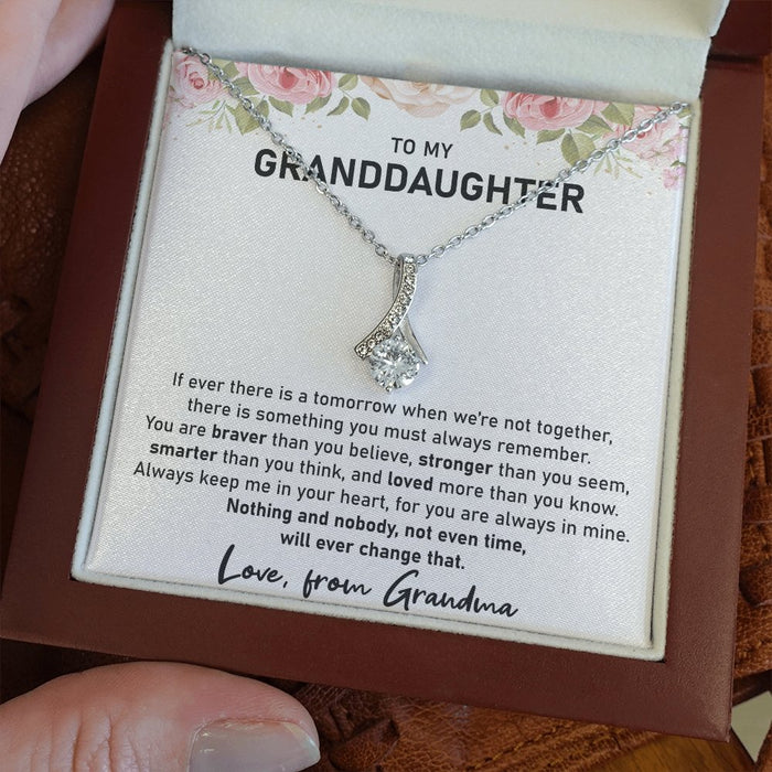 To My Granddaughter Necklace-Jewellery Gifts Form Grandma