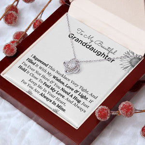 Jewellery Gift Set | Granddaughter Love Knot Necklace | luxoz