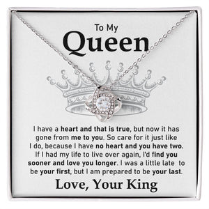 to my queen necklace