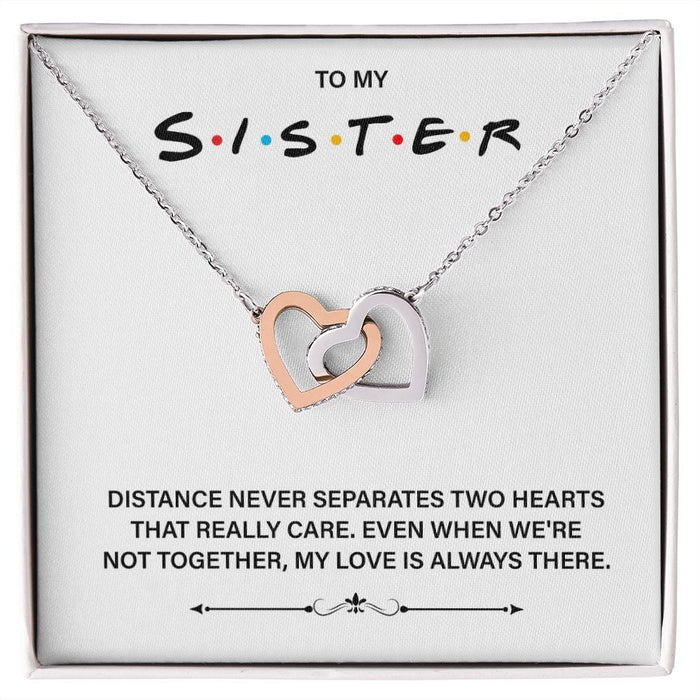 To My Sister- Christmas Necklace Gift