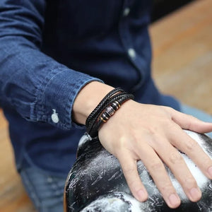 To My Son Bracelet- Love You Forever Vegan Leather Bracelet For Son - luxoz