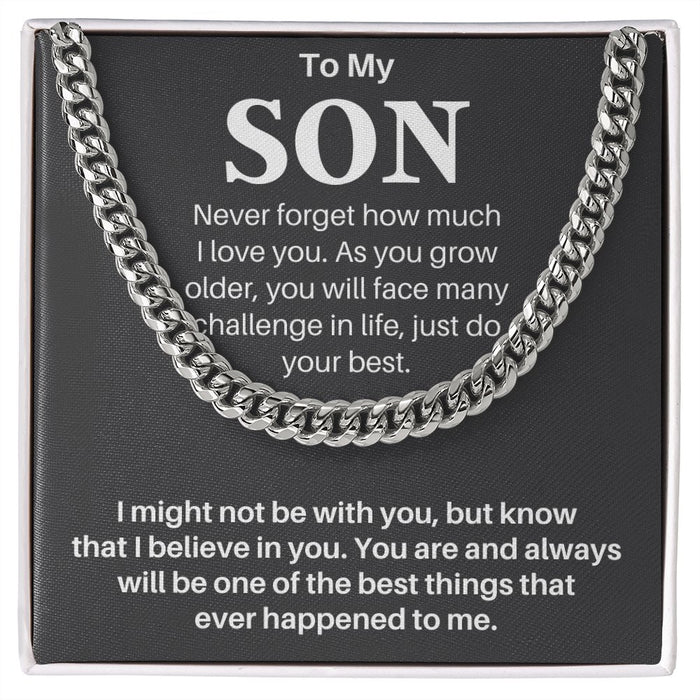 To My Amazing Son Necklace-Presents For Son