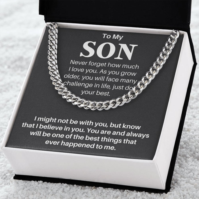 To My Amazing Son Necklace-Presents For Son