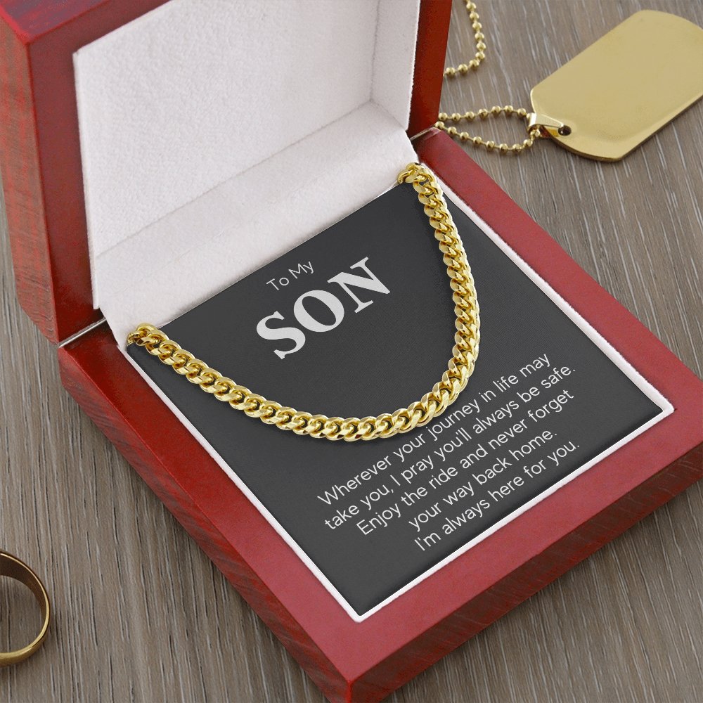 necklace for son from parents