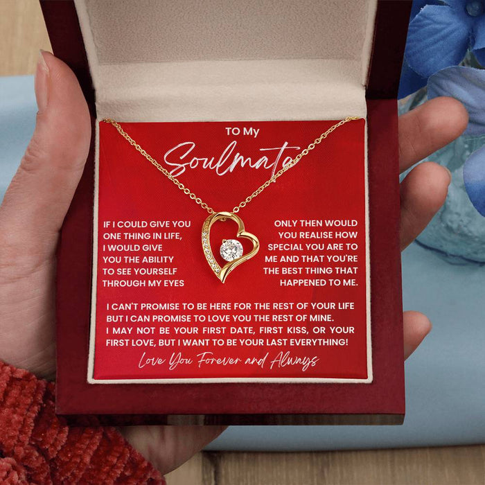 To My Soulmate-Forever Love Necklace-Love You Forever And Always