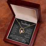 To My Soulmate- Forever Love Necklace- My Life And My Entire Life - luxoz