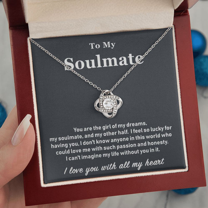 To My Soulmate Necklace-Meaningful Gifts For Her