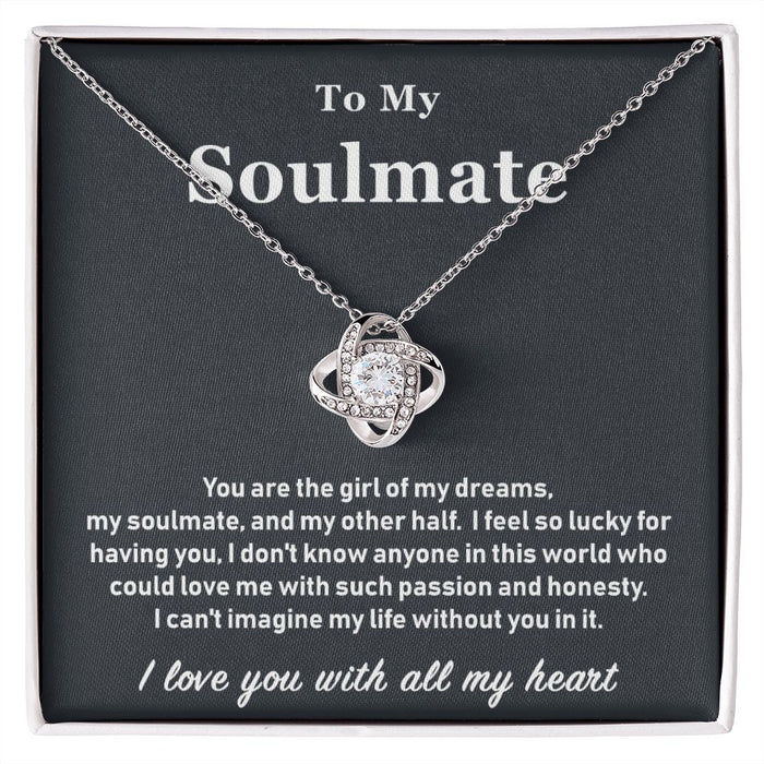 To My Soulmate Necklace-Meaningful Gifts For Her