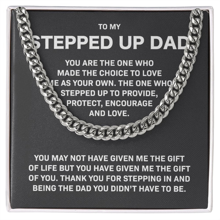 To My Stepped Up Dad -Birthday Gifts Form Daughter