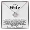 to my beautiful wife necklace