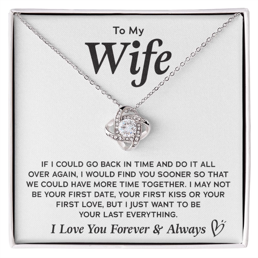 to my beautiful wife necklace