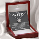 Wife Necklace | To My Soulmate Necklace | luxoz