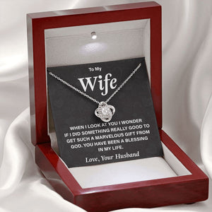  to my wife necklace