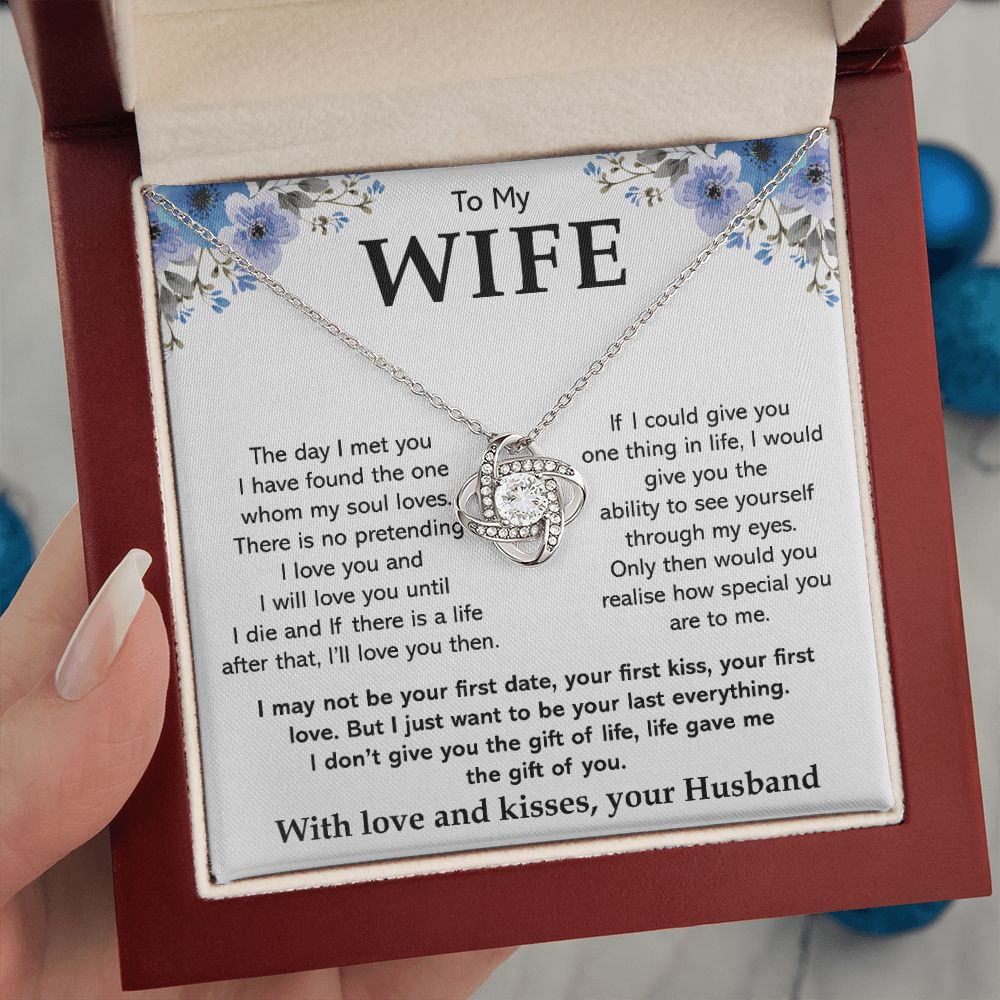 To My Beautiful Wife Necklace | Necklace for Wife Birthday | luxoz